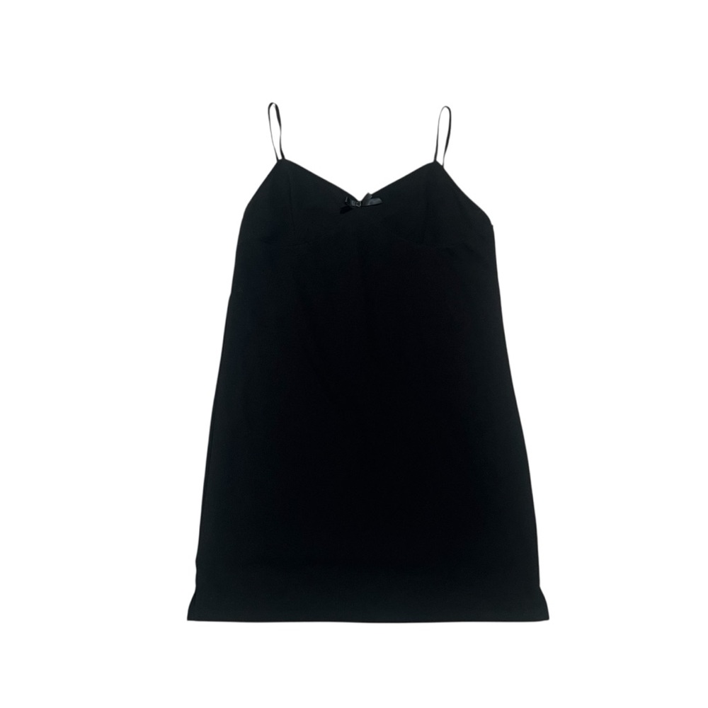 Black mini dress